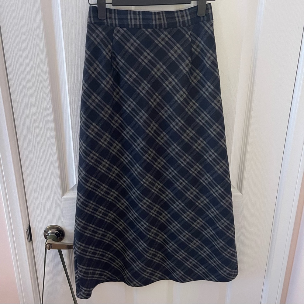 Chic Plaid A-Line Skirt